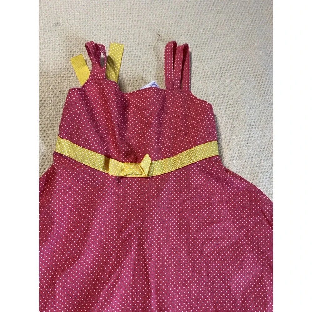 Blueberi Boulevard Dress Girls Polka Dots Daisy Size 6 Years